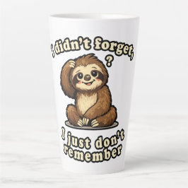 Taza De Café Latte Olvidar o Recordar