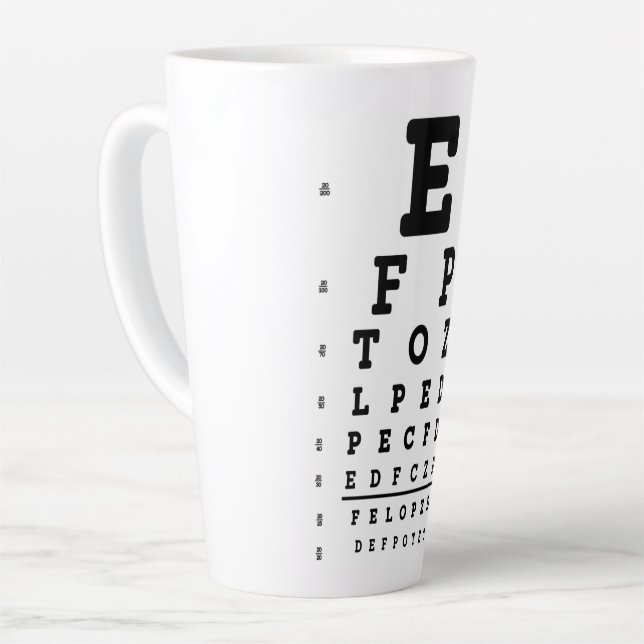 Taza De Café Latte Optometrist (Ángulo izquierdo)