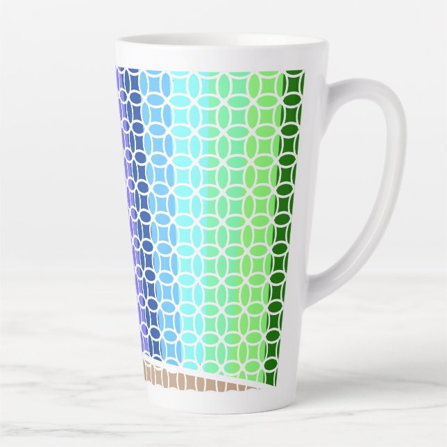 Taza De Café Latte Orgullo 24 latte mug (Derecha)