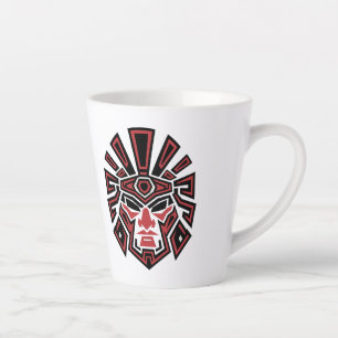 Taza De Café Latte Orgullo guerrero azteca 02
