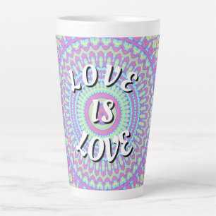 Taza De Café Latte Orgullo Love Is Love