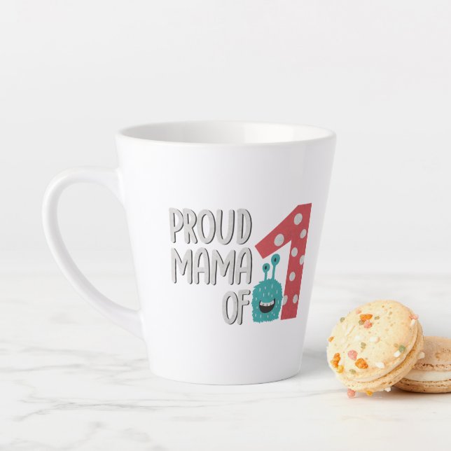 Taza De Café Latte Orgullosa mamá de uno (In situ)