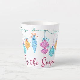 Taza De Café Latte Ornamentos de cadena Latte Mug