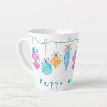 Ornamentos de cadena Latte Mug