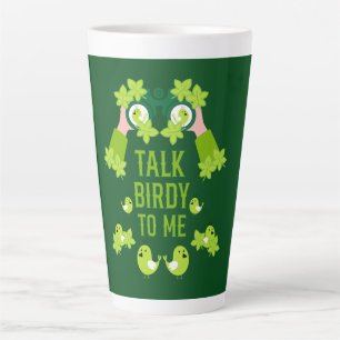 Taza De Café Latte Ornitólogo observador de aves
