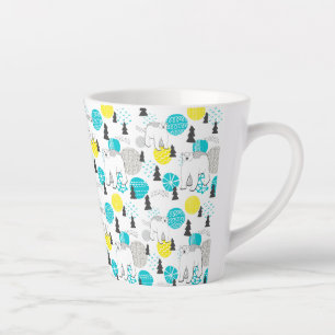 Taza De Café Latte Oso polar