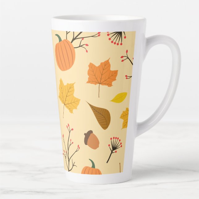 Taza De Café Latte Otoño (Derecha)