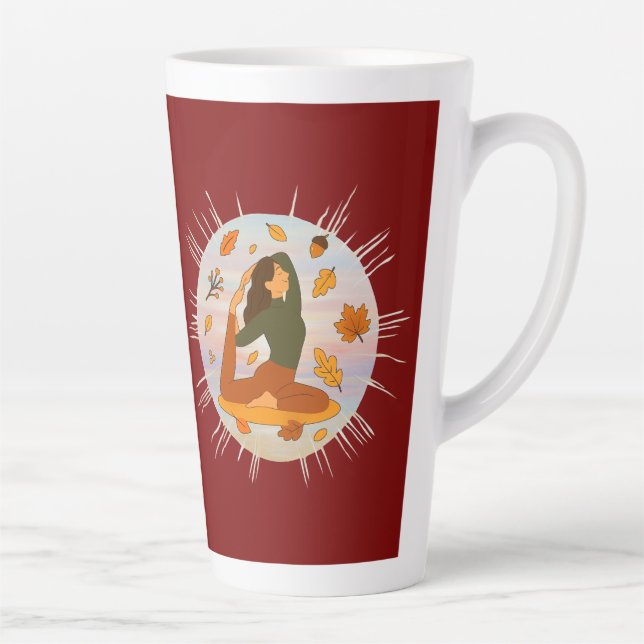 Taza De Café Latte Otoño (Derecha)