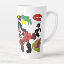 Taza De Café Latte Otoño bonito de Fox