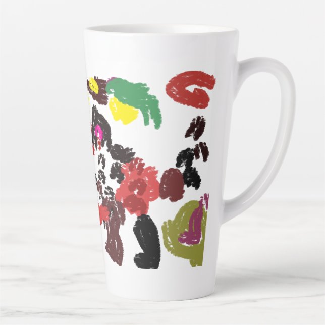 Taza De Café Latte Otoño bonito de Fox (Derecha)