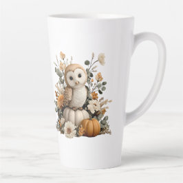 Taza De Café Latte Otoño con calabazas Halloween Art