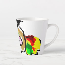 Taza De Café Latte Otoño del ratón