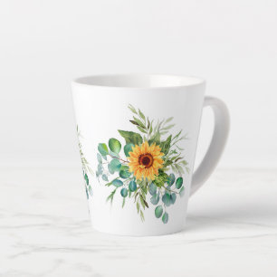Taza De Café Latte Otoño Sunflower Cosy Fall Mug