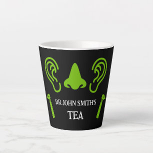 Taza De Café Latte Otorrinolaringología ENT Otorrinolaringólogo   