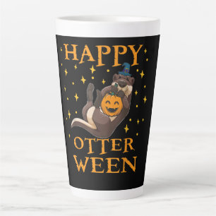 Taza De Café Latte Otter Gift Feliz Halloween de Otter Cute Sea