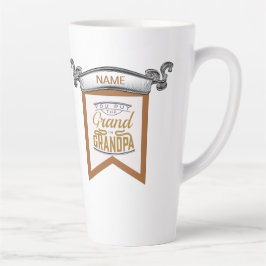 TAZA DE CAFÉ LATTE PADRE , ESTILO GRANDPA