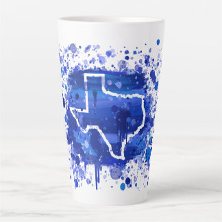 Taza De Café Latte "Paint the Mother Blue" Texas Ed. 1