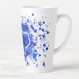 Taza De Café Latte "Paint the Mother Blue" Texas Ed. 1