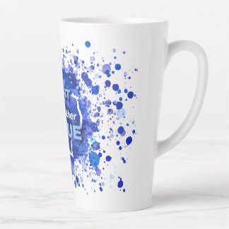 Taza De Café Latte "Paint the Mother Blue" Texas Ed. 2 Latte Mug
