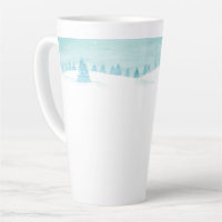 Paisaje De La Selva De Invierno Con Árboles Spruce