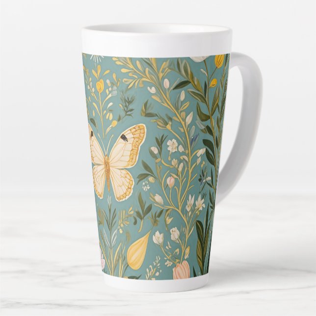 Taza De Café Latte Paisaje de sueño fluido (Ángulo derecho)