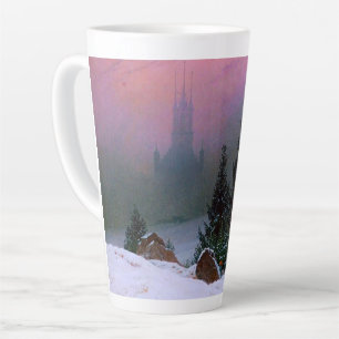 Taza De Café Latte Paisaje invernal Caspar David Friedrich