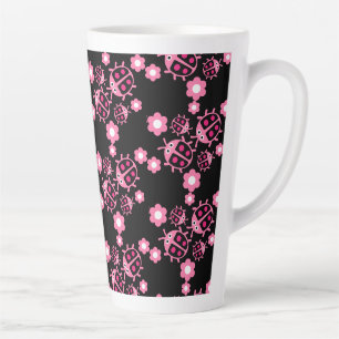 Taza De Café Latte Pájaro Y Pájaro