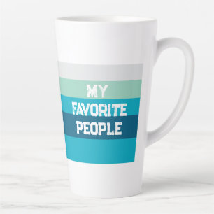 Taza De Café Latte Palabras de personalizable