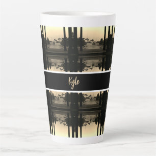 Taza De Café Latte Palacio Chehel Sotun de Isfahán Irán 1970