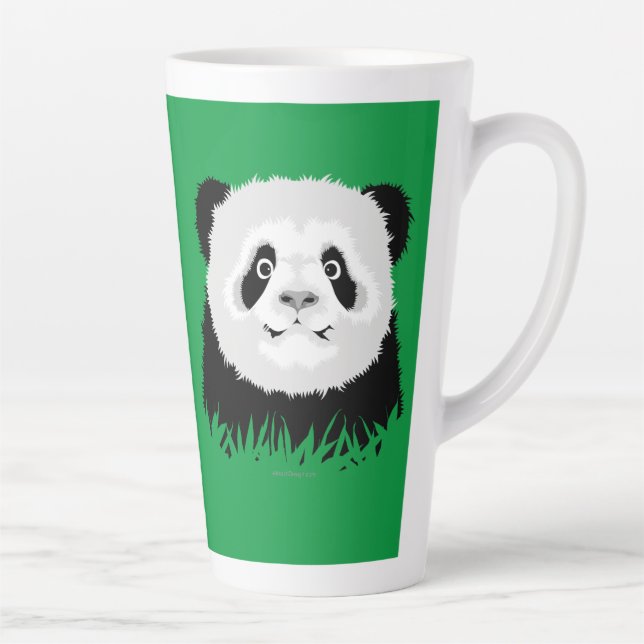 Taza De Café Latte Panda Bear Latte Mug (Derecha)