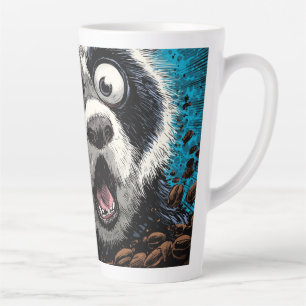 Taza De Café Latte Panda Cafeinado