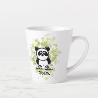 Taza De Café Latte Panda simple