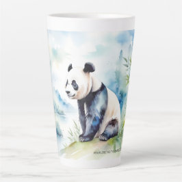 Taza De Café Latte Panda trae buena suerte