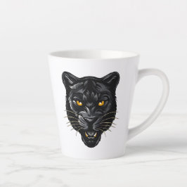 Taza De Café Latte Pantera Negra