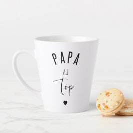 TAZA DE CAFÉ LATTE PAPÁ A LA CUMBRE