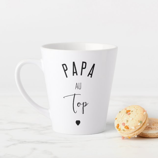 TAZA DE CAFÉ LATTE PAPÁ A LA CUMBRE (In situ)