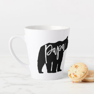Taza De Café Latte Papa Bear
