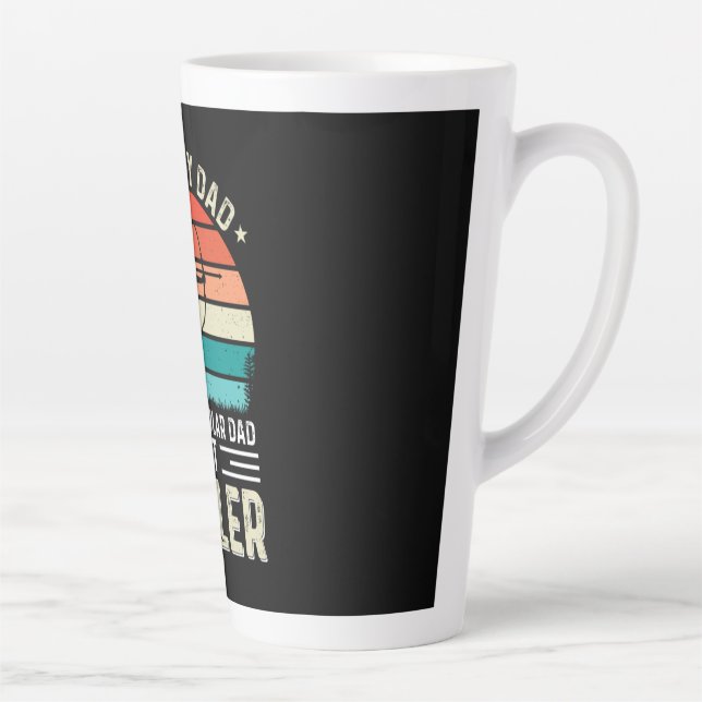 Taza De Café Latte Papá de tiro con arco (Derecha)