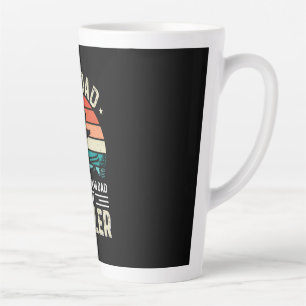 Taza De Café Latte Papá Esquí