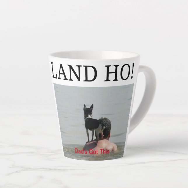 Taza De Café Latte Papá tiene esta última copa (Ángulo derecho)