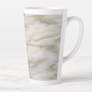Taza De Café Latte Papas machacadas