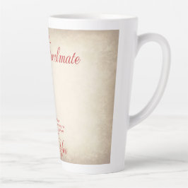 Taza De Café Latte Para mi alma gemela