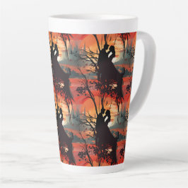 Taza De Café Latte Pareja cariñosa 