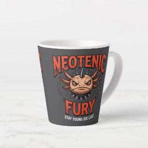 Taza De Café Latte Parodia de gira de la banda de Heavy Metal Axolotl