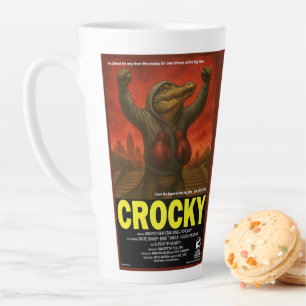 Taza De Café Latte Parodia de película clásica Crocky