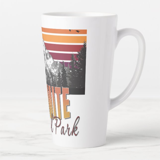 Taza De Café Latte Parque nacional Yosemite (Derecha)