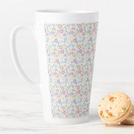 Taza De Café Latte Paseo por los jardines