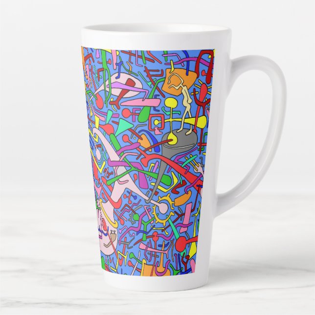 TAZA DE CAFÉ LATTE PASO A CAOS - (Derecha)