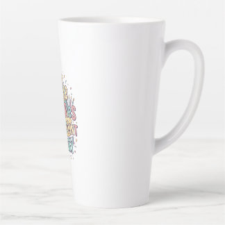 Taza De Café Latte Pastel de Cumpleaños Divertido - Las Calorías No C
