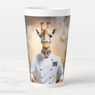 Taza De Café Latte Pastelero Jirafa: alcanzando nuevas alturas,
